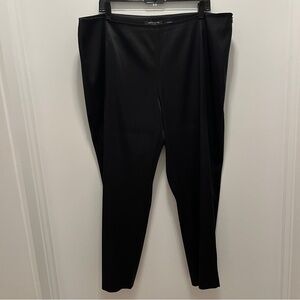 Black Faux Leather Pants